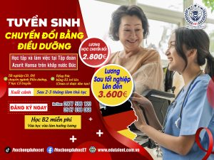 THÔNG BÁO TUYỂN SINH CHUYỂN ĐỔI BẰNG ĐIỀU DƯỠNG