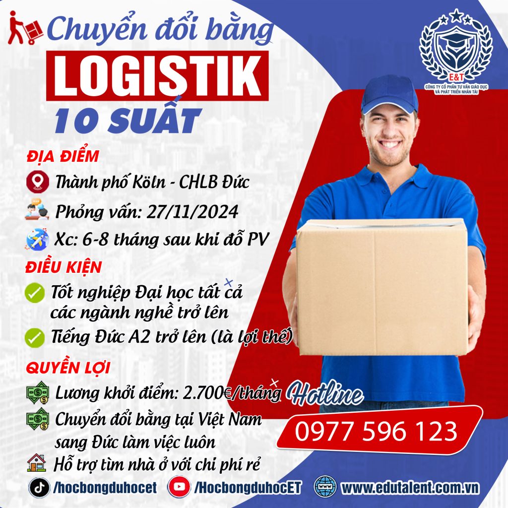 Thành phố Köln 10 SUẤT CHUYỂN ĐỔI BẰNG LOGISTIK