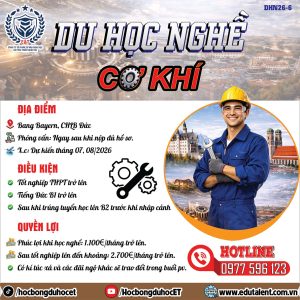 DU HỌC NGHỀ CƠ KHÍ TẠI BANG BAYERN – CHLB ĐỨC