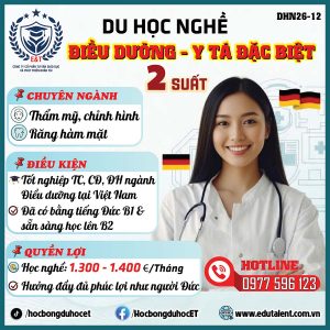 DU HỌC NGHỀ ĐỨC: NGÀNH ĐIỀU DƯỠNG THẨM MỸ (LÀM ĐẸP – RĂNG HÀM MẶT) – CƠ HỘI ĐỘC QUYỀN 2026