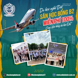 DU HỌC NGHỀ ĐỨC SĂN HỌC BỔNG HỌC B2 MIỄN PHÍ 100% TẠI ĐỨC CÙNG HỌC BỔNG DU HỌC E&T.