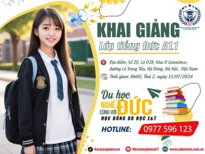 KHAI GIẢNG KHÓA TIẾNG ĐỨC A1.1 : 'CÙNG QUYẾT TÂM, BƯỚC RA THẾ GIỚI'