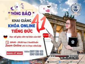 KHAI GIẢNG KHÓA TIẾNG ĐỨC ONLINE - CHẠM TỚI ƯỚC MƠ
