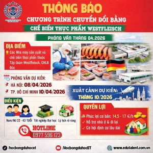 CHUYỂN ĐỔI BẰNG CHẾ BIẾN THỰC PHẨM TẠI ĐỨC – TẬP ĐOÀN WESTFLEISCH