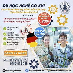 DU HỌC NGHỀ CƠ KHÍ TẠI ĐỨC - DẪN LỐI TƯƠNG LAI