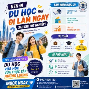 🤔 NÊN ĐI DU HỌC HAY ĐI LÀM NGAY SAU KHI TỐT NGHIỆP?