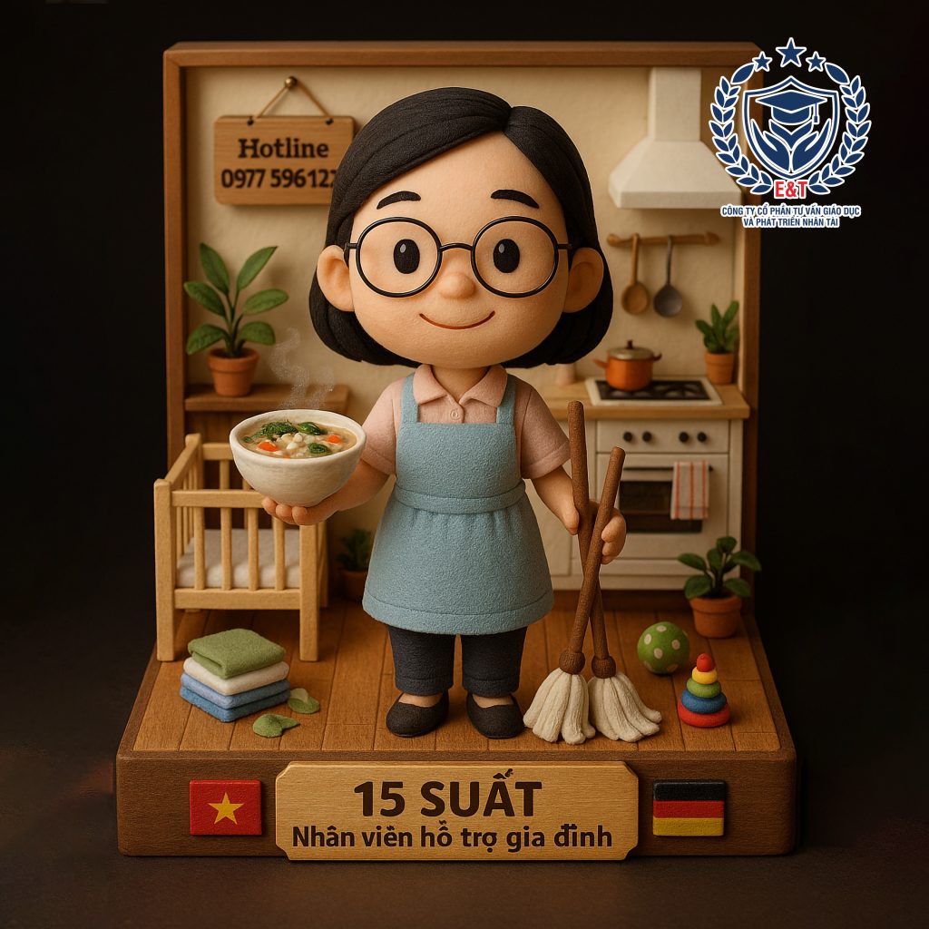 15 SUẤT NHÂN VIÊN HỖ TRỢ GIA ĐÌNH (Hauswirtschaftskräfte)