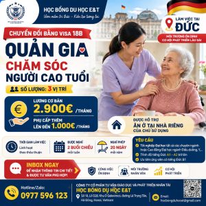 👵 THÔNG TIN VIỆC LÀM TẠI ĐỨC – CHĂM SÓC NGƯỜI CAO TUỔI (DIỆN 18B)