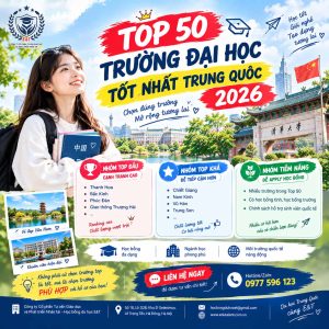 🎓 TOP 50 TRƯỜNG ĐẠI HỌC TỐT NHẤT TRUNG QUỐC 2026 🇨🇳