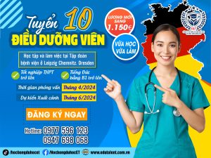 THÔNG BÁO T.U.Y.Ể.N ĐIỀU DƯỠNG VIÊN DU HỌC TẠI ĐỨC