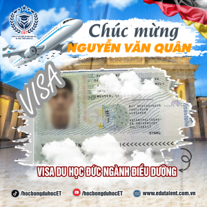 THỨ 2 ĐẦU TUẦN VISA ĐÃ VỀ - VIẾT LÊN GIẤC MƠ TRÊN ĐẤT NƯỚC ĐỨC