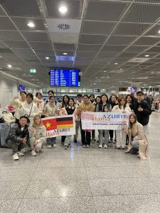 Chúc mừng các đoàn bay học viên ngành điều dưỡng Azurit Hansa đã hạ cánh an toàn sáng ngày 16/4 tại sân bay Frankfurt