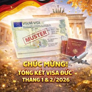 CHÚC MỪNG CÁC BẠN HỌC VIÊN ĐÃ NHẬN VISA ĐỨC THÁNG 01–02/2026
