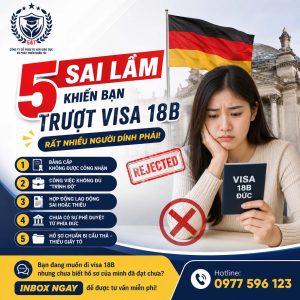 5 SAI LẦM KHIẾN BẠN TRƯỢT VISA 18B ĐỨC – RẤT NHIỀU NGƯỜI DÍNH PHẢI!