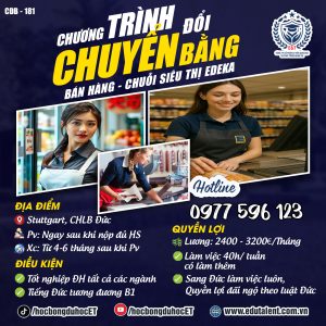 Stuttgart , 2 SUẤT CHUYỂN ĐỔI BẰNG BÁN HÀNG TRONG CHUỖI SIÊU THỊ EDEKA ĐỨC