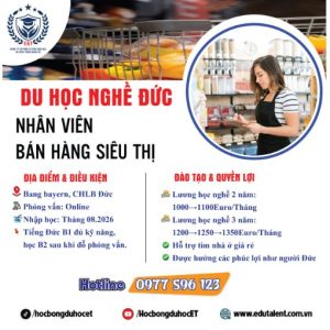 du học nghề bán hàng siêu thị