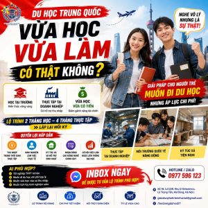 🇨🇳 DU HỌC TRUNG QUỐC VỪA HỌC VỪA LÀM – XU HƯỚNG MỚI CHO GIỚI TRẺ VIỆT