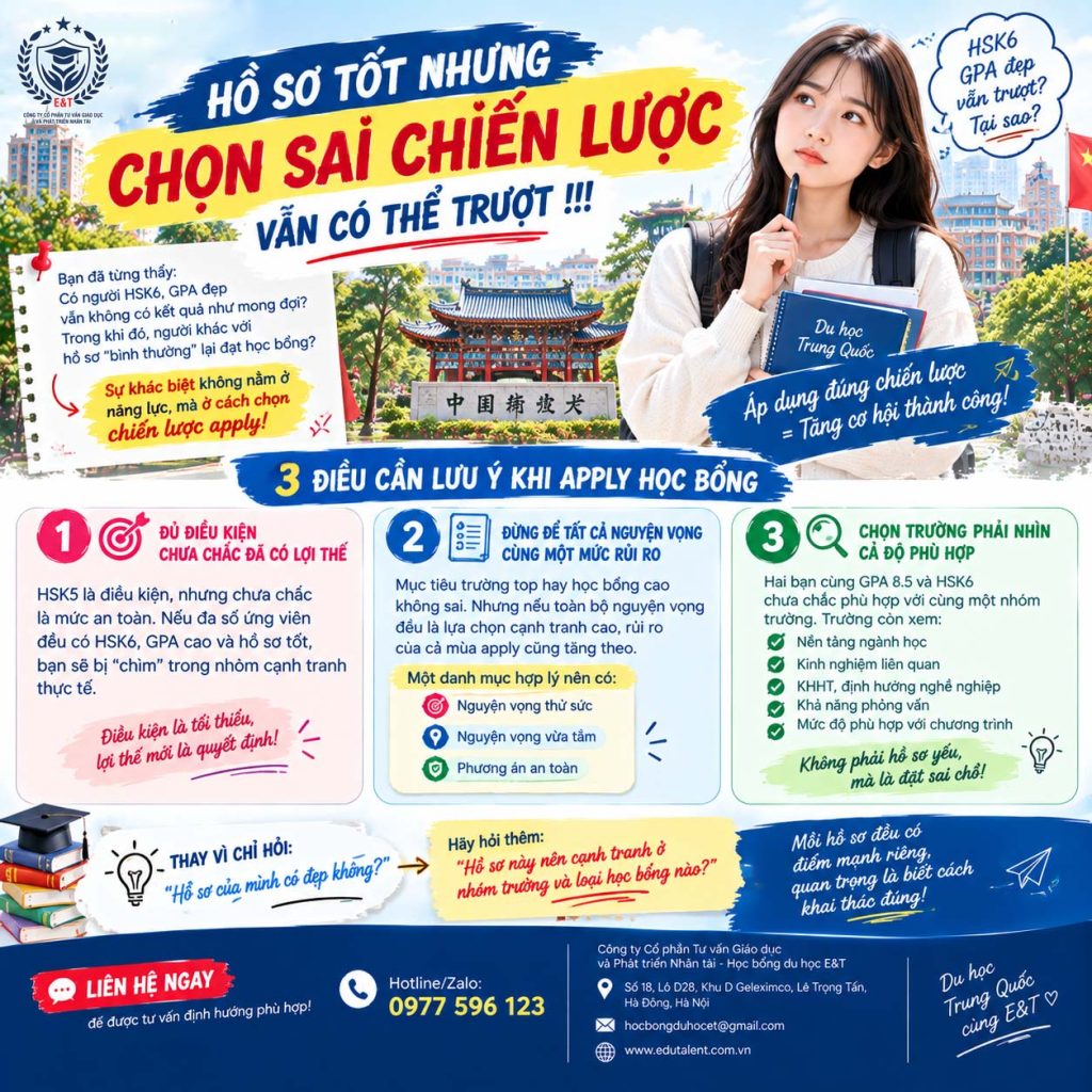 ❗ HỒ SƠ MẠNH NHƯNG VẪN TRƯỢT – VẤN ĐỀ NẰM Ở ĐÂU?