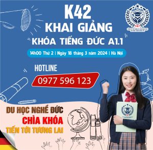 KHAI GIẢNG KHÓA TIẾNG ĐỨC “VƯƠN TẦM CAO MỚI, TIẾN TỚI ƯỚC MƠ”