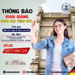 KHAI GIẢNG KHÓA TIẾNG ĐỨC: 'KHỞI NGUỒN TRI THỨC TIẾN TỚI THÀNH CÔNG’