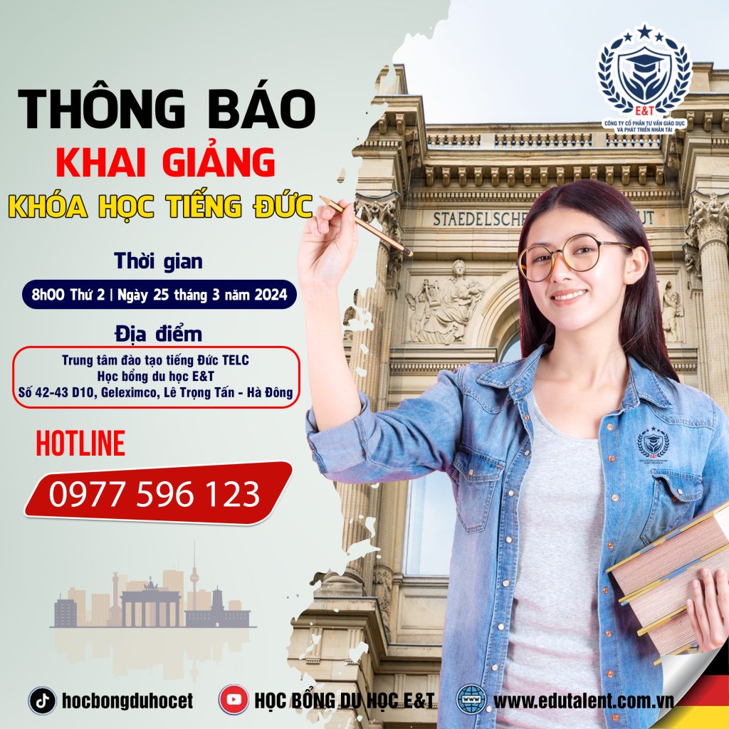 KHAI GIẢNG KHÓA TIẾNG ĐỨC:  'KHỞI NGUỒN TRI THỨC TIẾN TỚI THÀNH CÔNG’