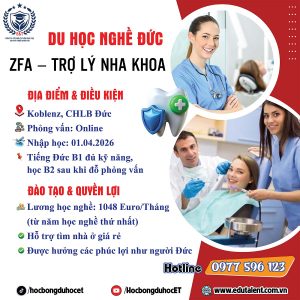 🇩🇪 Du học nghề Đức ngành Trợ lý nha khoa (ZFA)