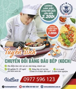 🎉🎉🎉THÔNG BÁO TUYỂN SINH CHUYỂN ĐỔI BẰNG ĐẦU BẾP (KOCH)